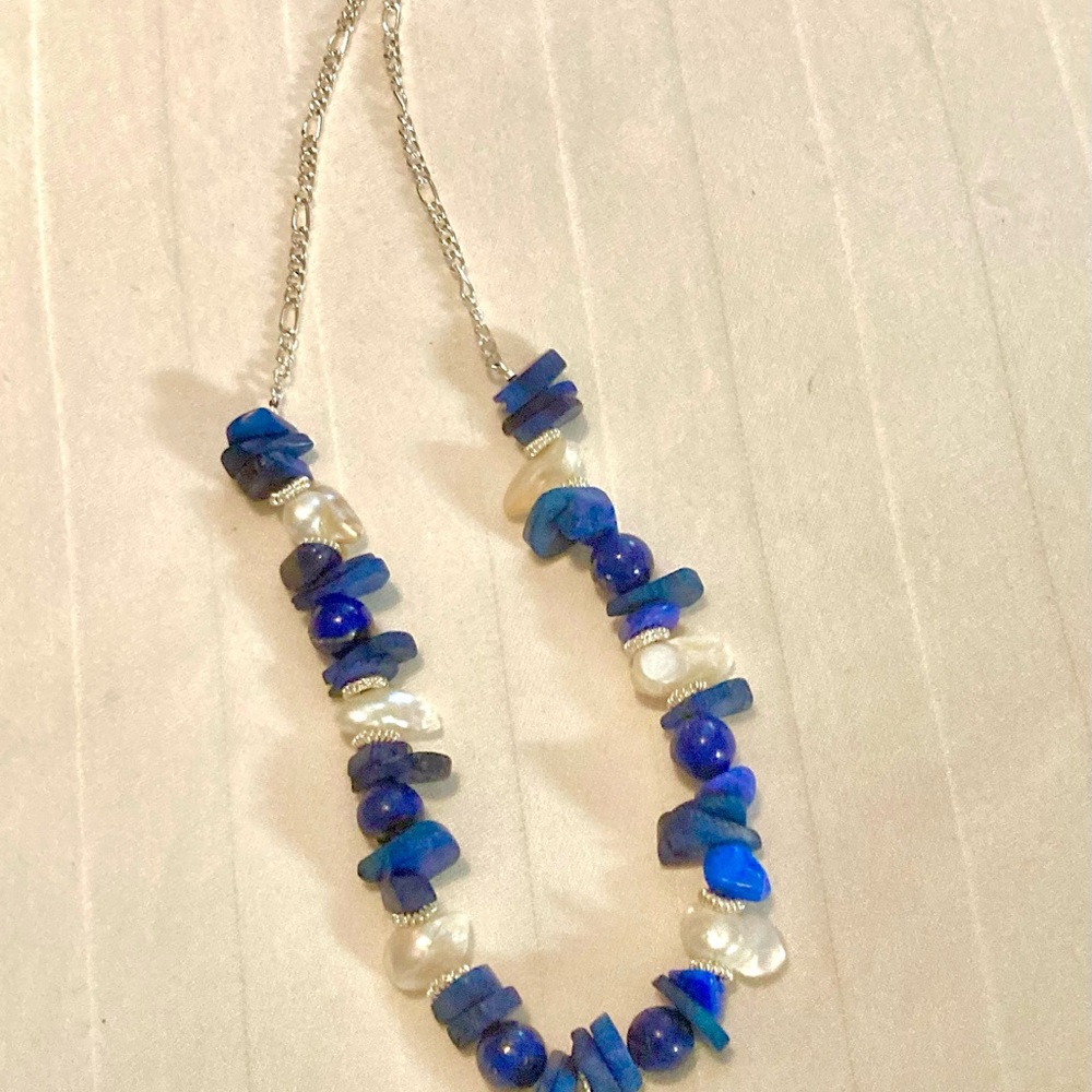 Blue Lapis Choker - Picture 2 of 4